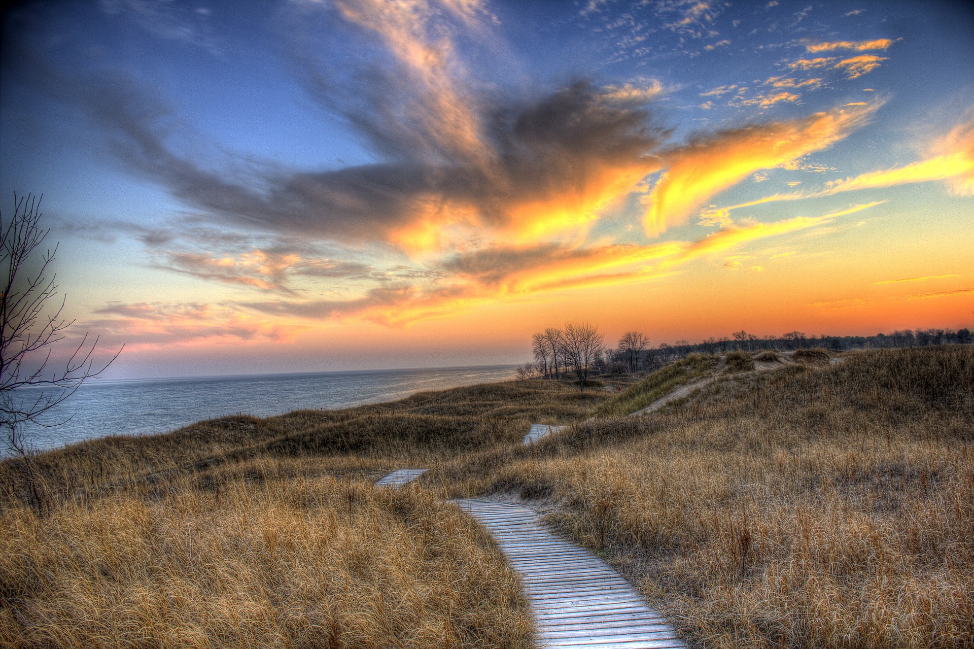 Landschaft am Meer